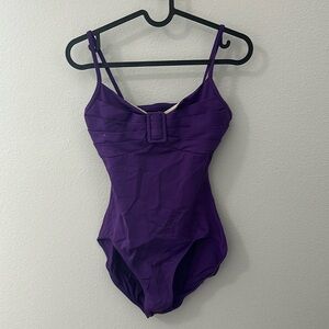 Mirella size large purple leotard